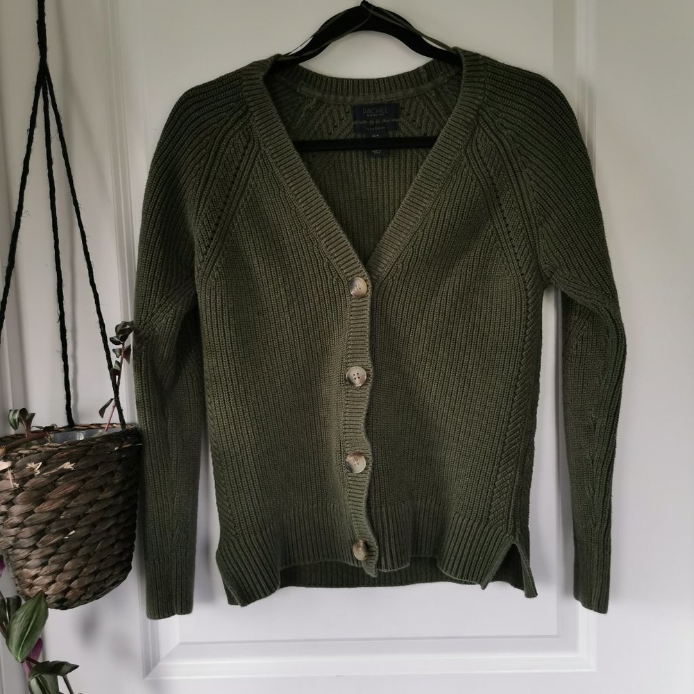 Olive Green Knit Sweater